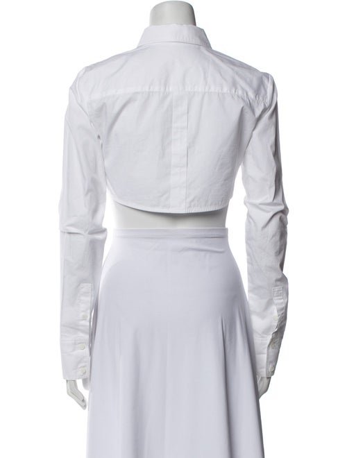 The Frankie Shop Long Sleeve Crop Top