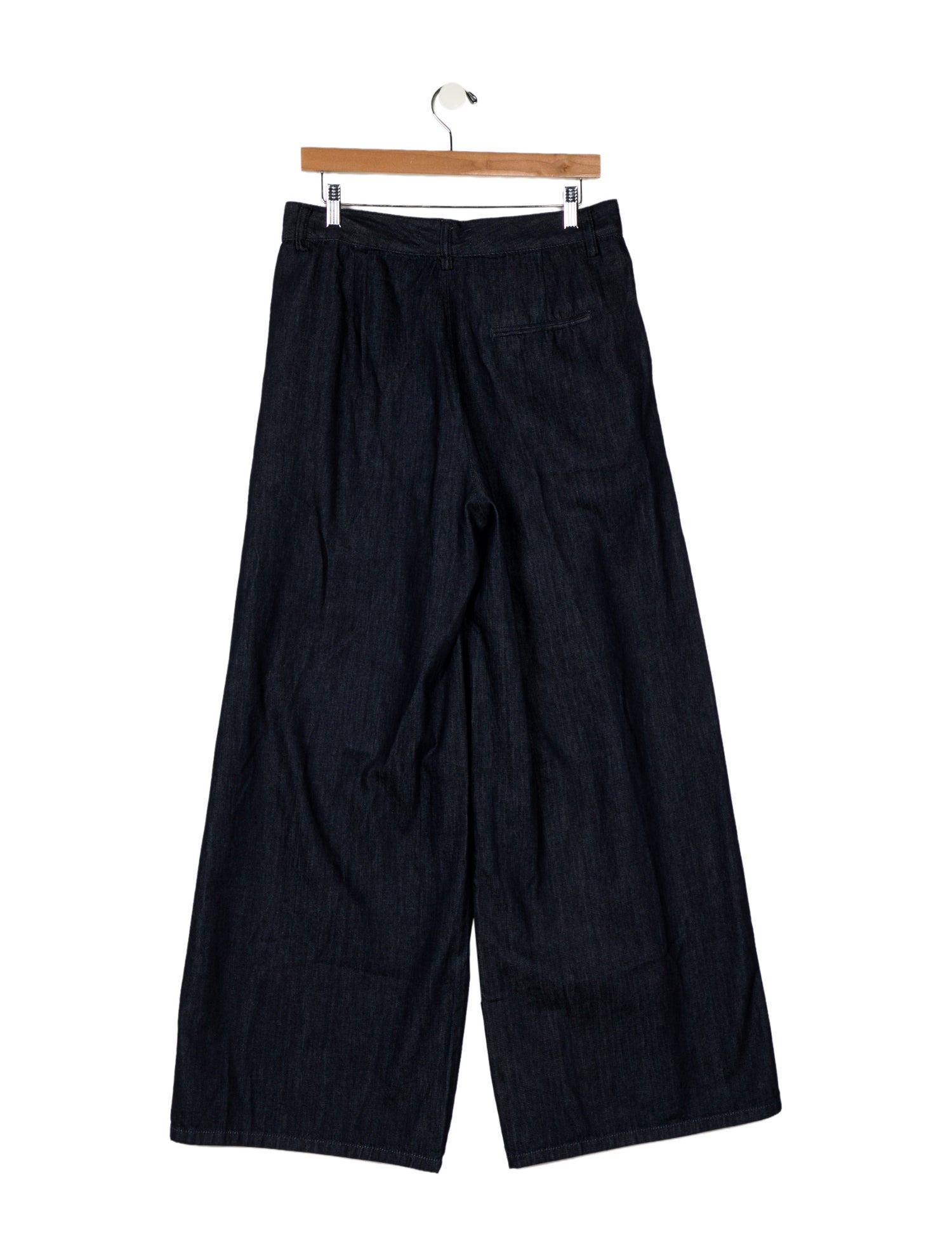 The Frankie Shop Low-Rise Wide Leg Jeans