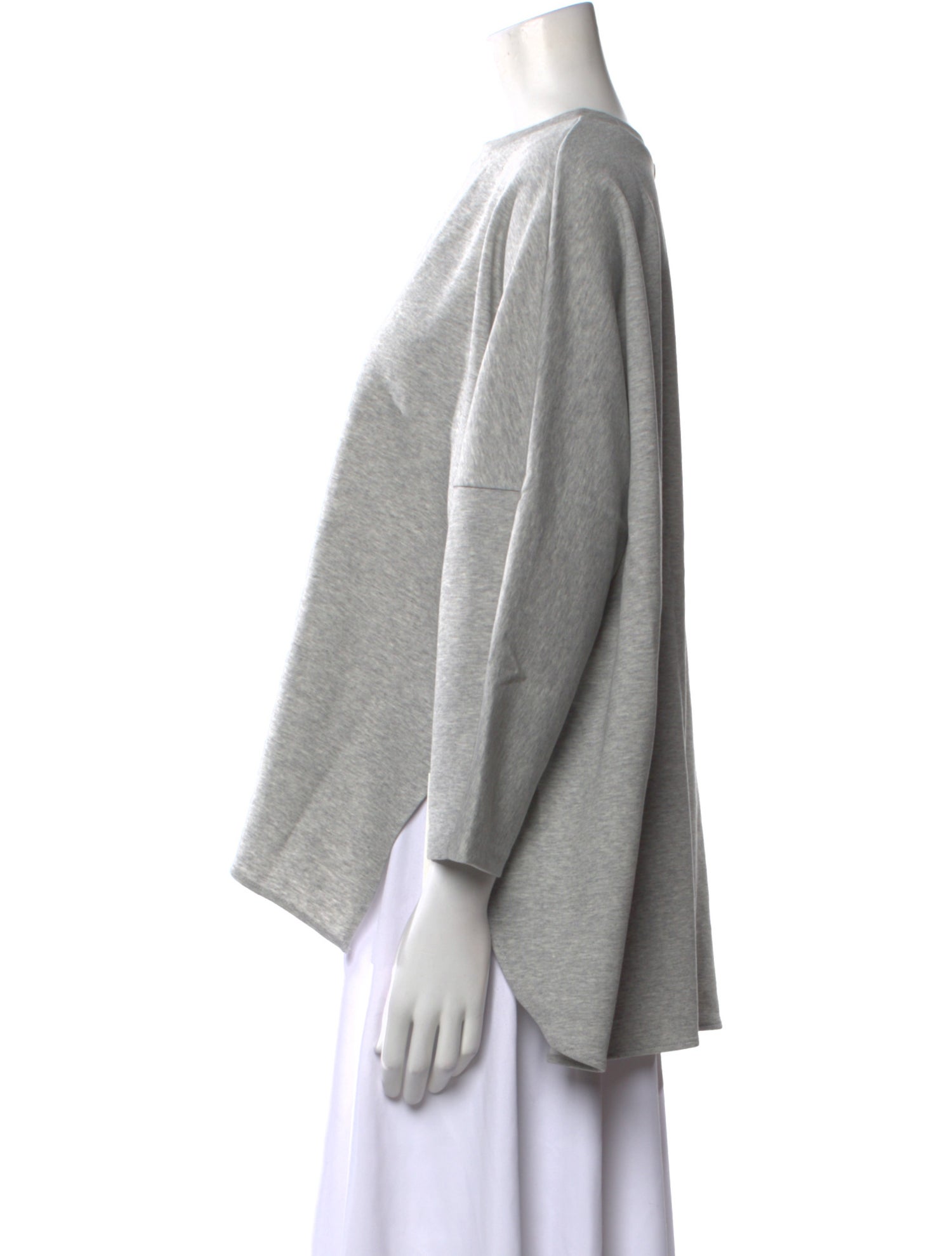 The Frankie Shop Bateau Neckline Three-Quarter Sleeve Sweatshirt w/ Tags