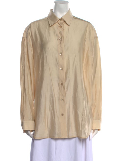 The Frankie Shop Long Sleeve Button-Up Top