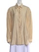 The Frankie Shop Long Sleeve Button-Up Top