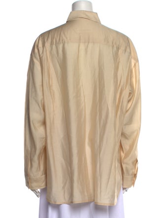 The Frankie Shop Long Sleeve Button-Up Top