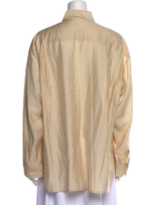 The Frankie Shop Long Sleeve Button-Up Top