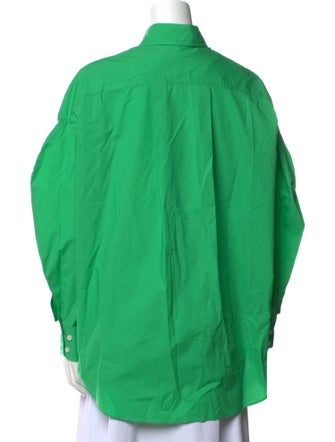 The Frankie Shop Long Sleeve Button-Up Top