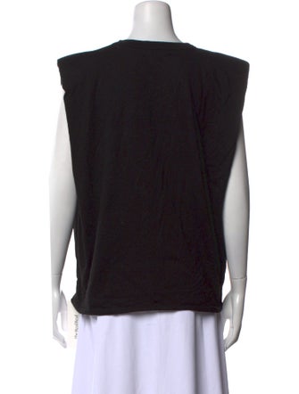 The Frankie Shop Crew Neck Sleeveless Top