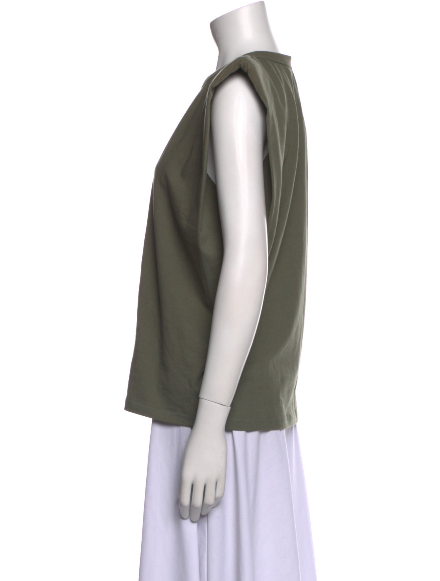 The Frankie Shop Crew Neck Sleeveless Top