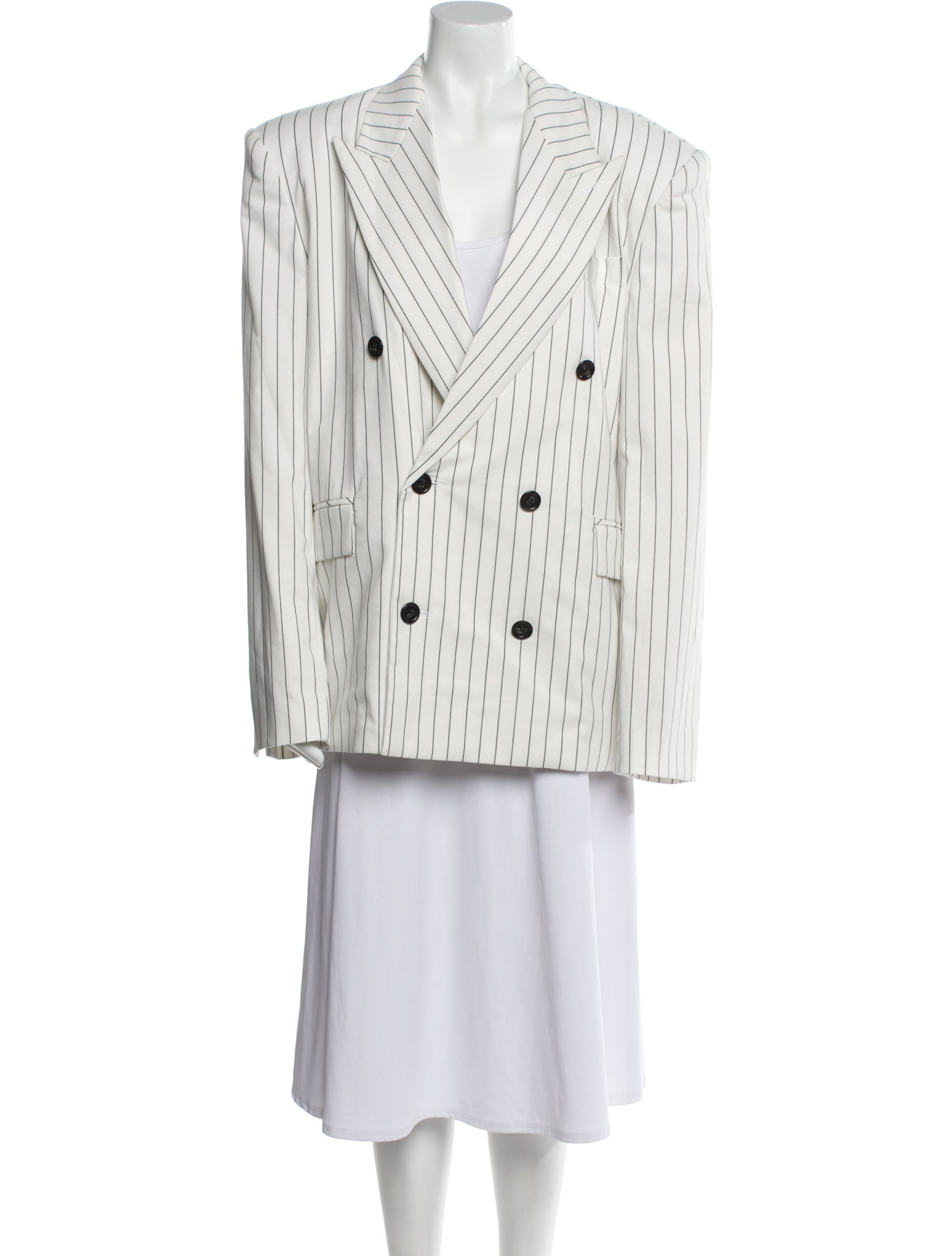 The Frankie Shop Fargo Striped Blazer w/ Tags