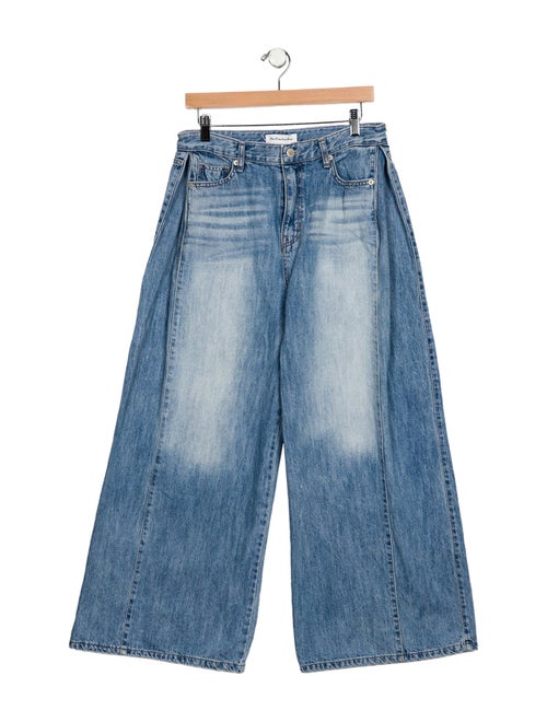The Frankie Shop High-Rise Wide Leg Jeans