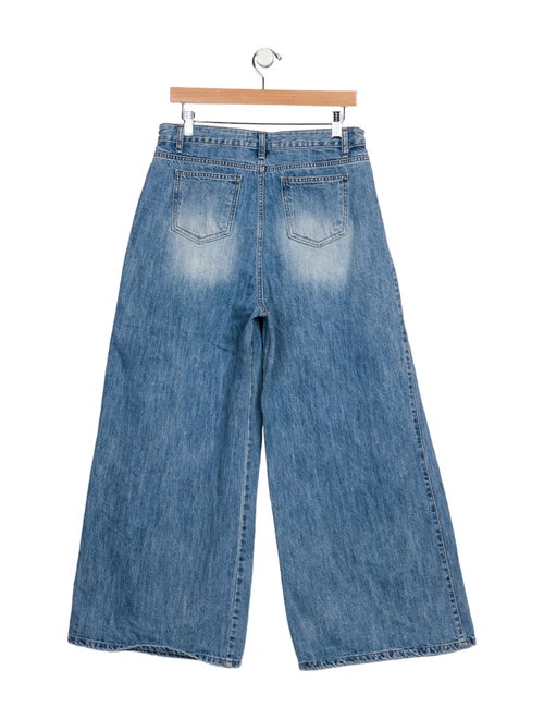 The Frankie Shop High-Rise Wide Leg Jeans