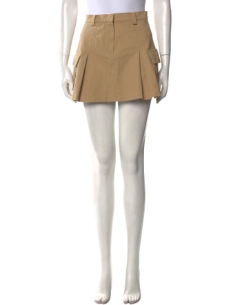 The Frankie Shop Pleated Accents Mini Skirt