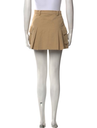 The Frankie Shop Pleated Accents Mini Skirt