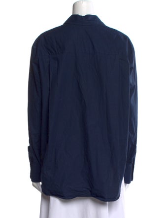 The Frankie Shop Long Sleeve Button-Up Top