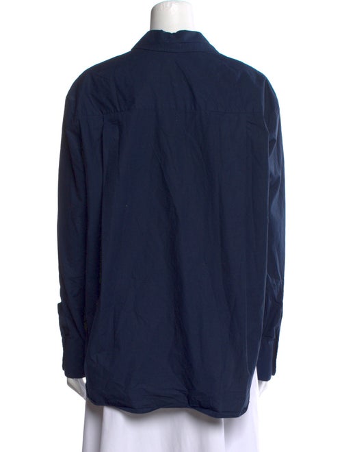 The Frankie Shop Long Sleeve Button-Up Top