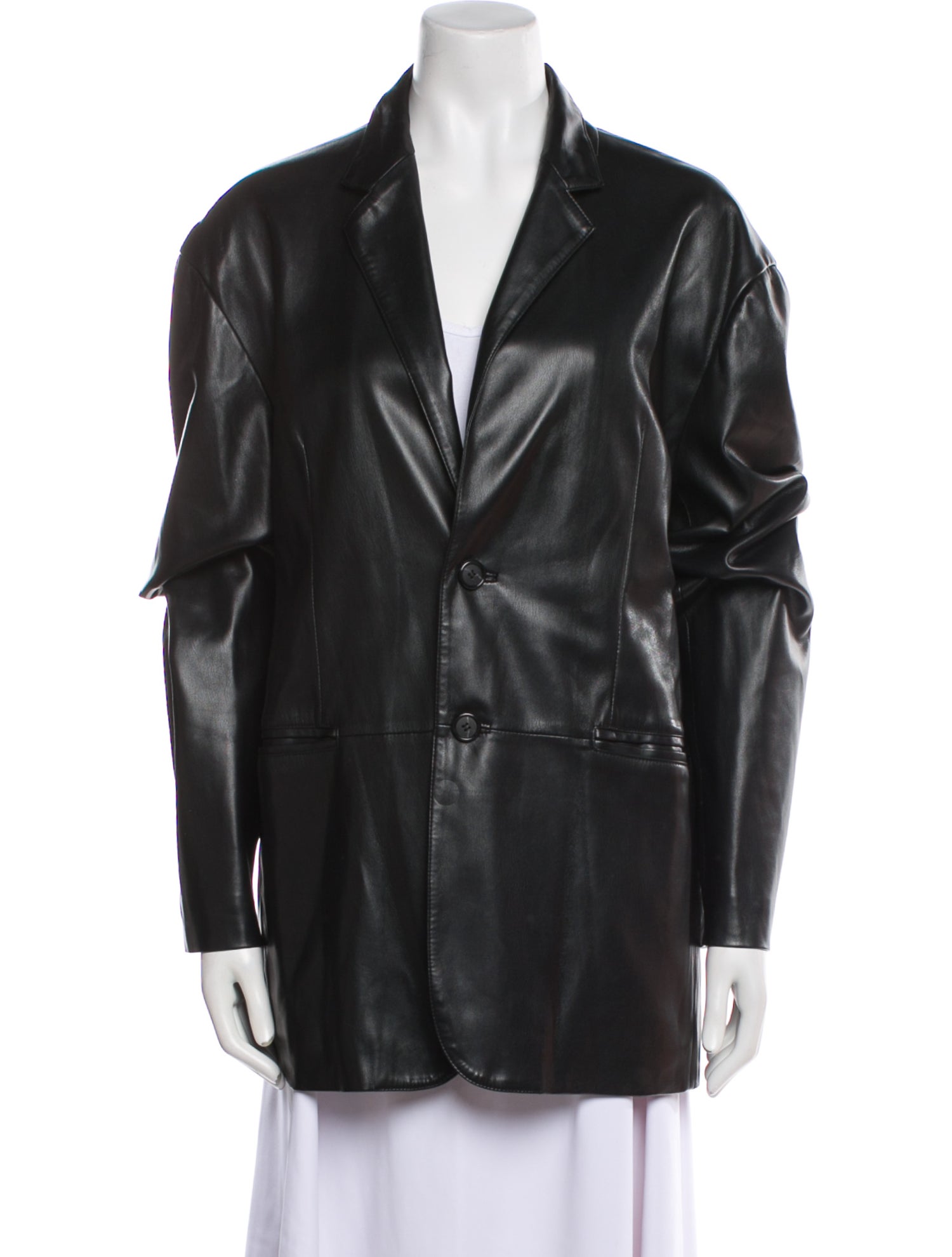 The Frankie Shop Faux Leather Jacket