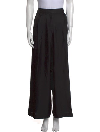 The Frankie Shop Silk Wide Leg Pants