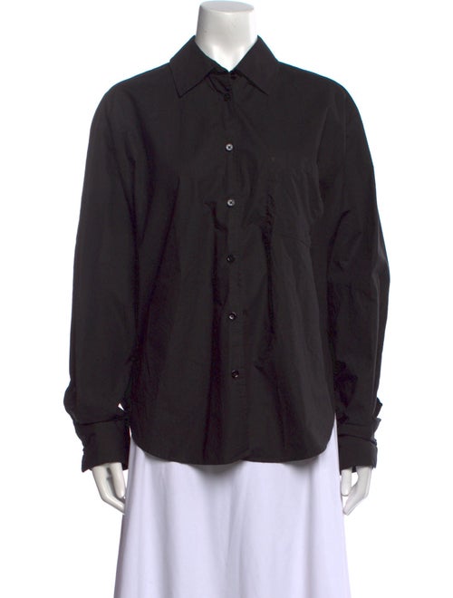 The Frankie Shop Long Sleeve Button-Up Top
