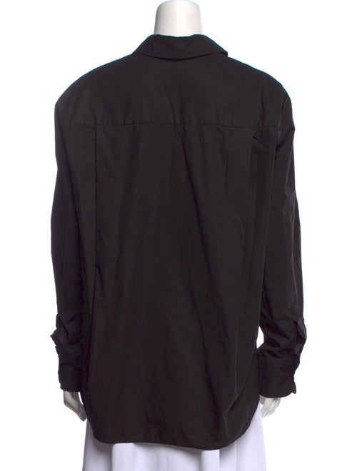 The Frankie Shop Long Sleeve Button-Up Top