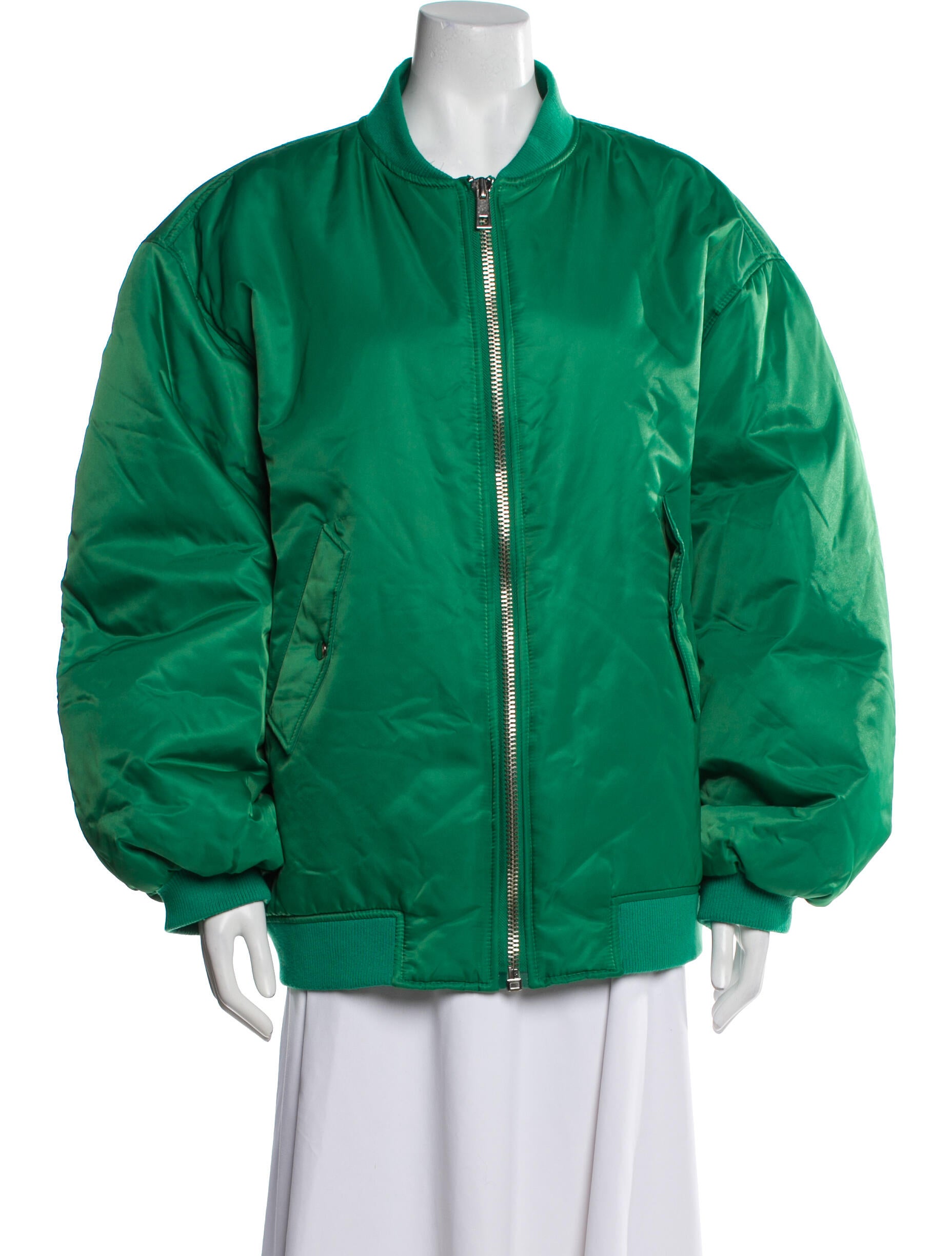 The Frankie Shop Nylon Bomber Jacket