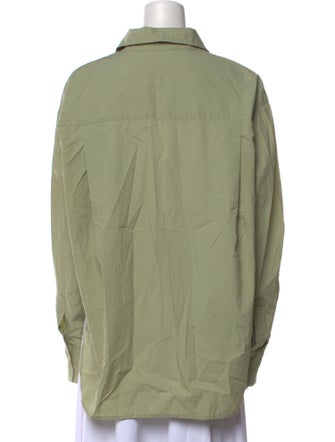 The Frankie Shop Long Sleeve Button-Up Top