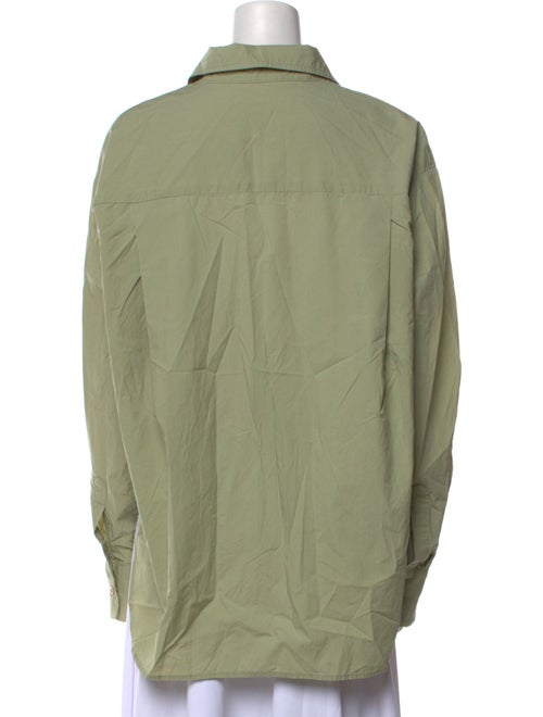 The Frankie Shop Long Sleeve Button-Up Top