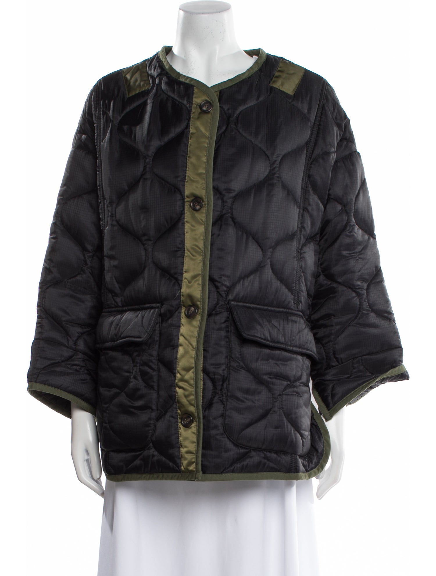 The Frankie Shop Colorblock Pattern Evening Jacket