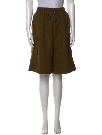 The Frankie Shop Wool Knee-Length Shorts