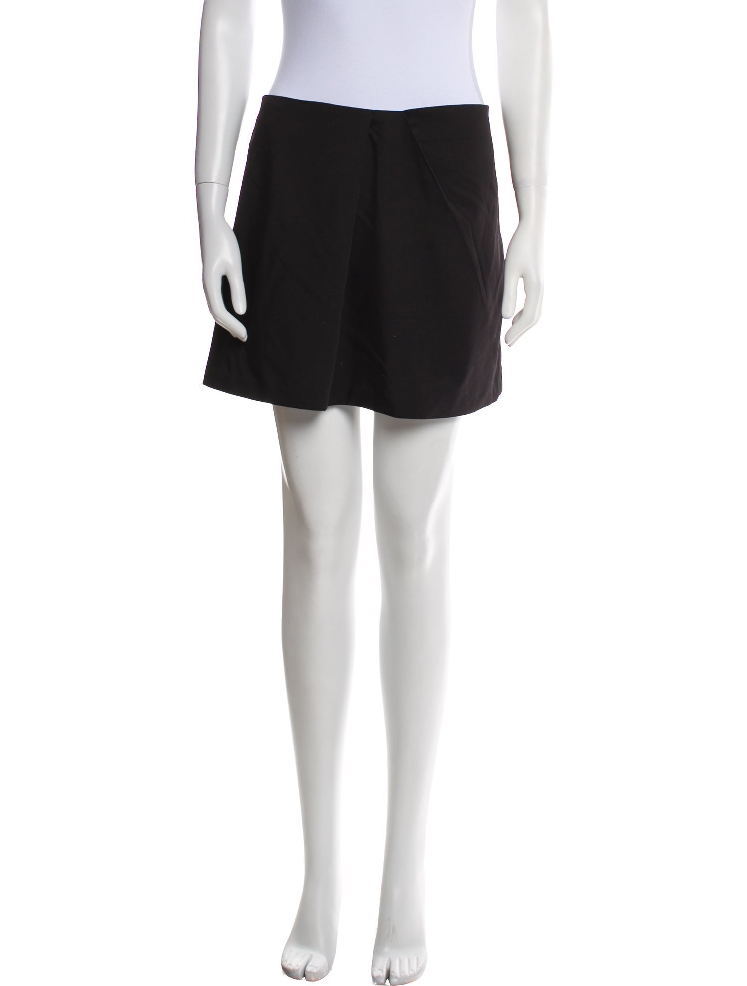 The Frankie Shop Pleated Accents Mini Skirt