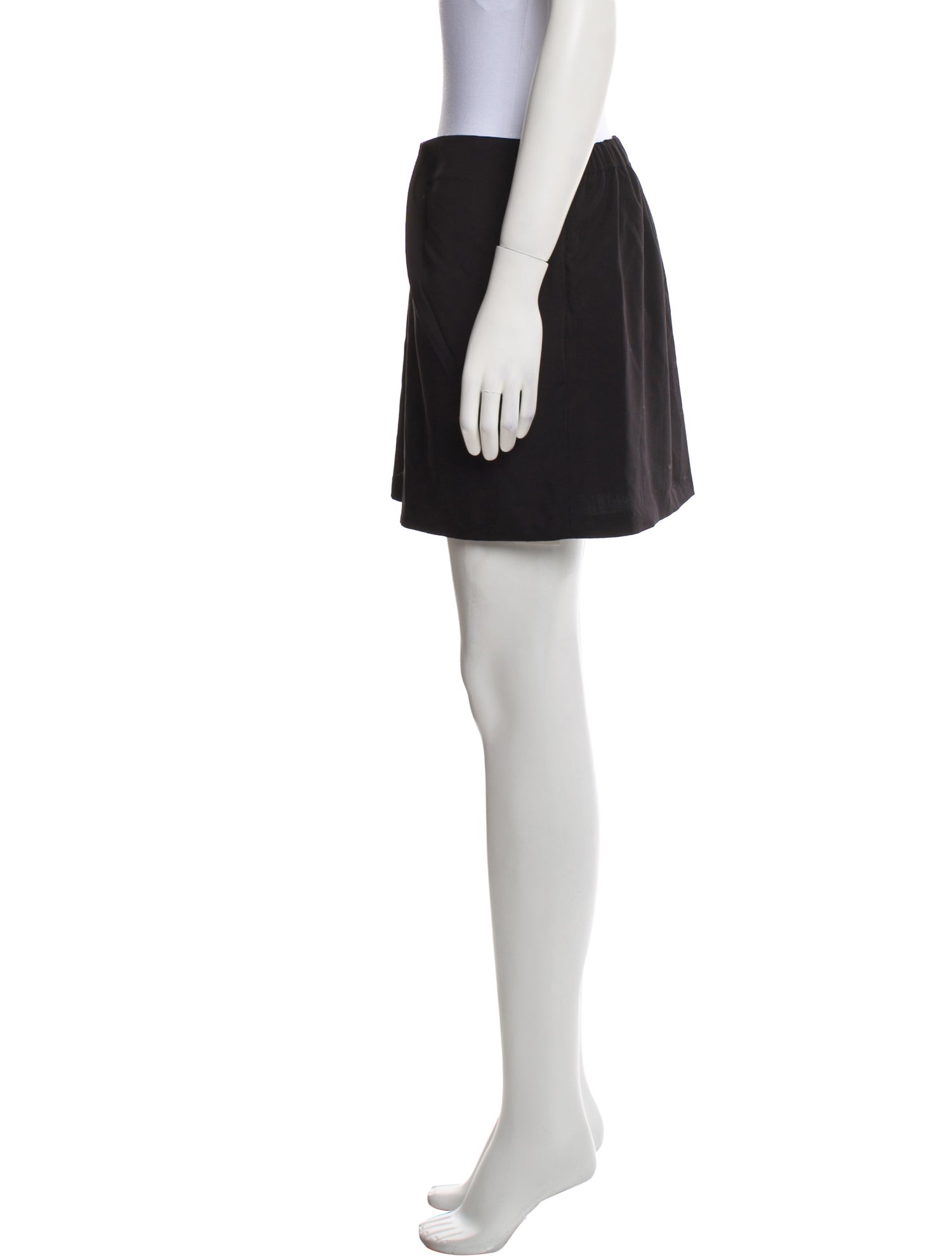 The Frankie Shop Pleated Accents Mini Skirt