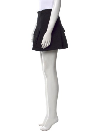 The Frankie Shop Pleated Accents Mini Skirt