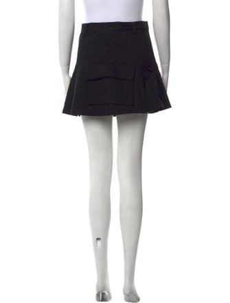 The Frankie Shop Pleated Accents Mini Skirt