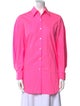 The Frankie Shop Long Sleeve Button-Up Top