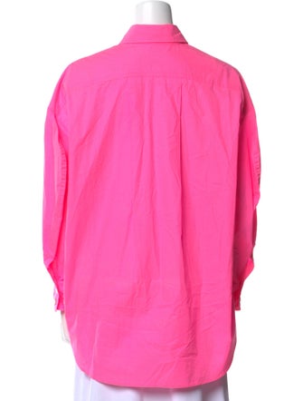 The Frankie Shop Long Sleeve Button-Up Top