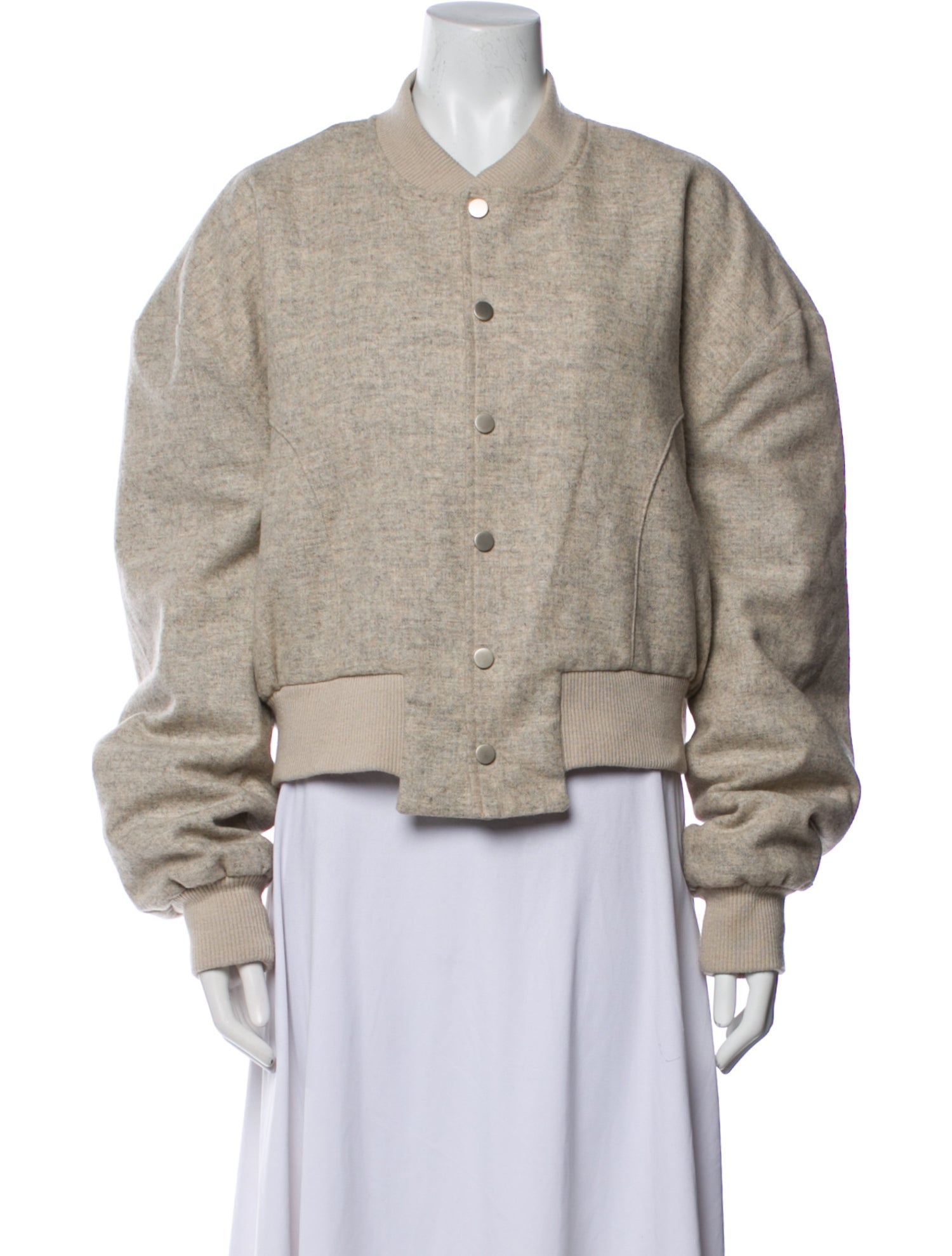 The Frankie Shop Wool Bomber Jacket