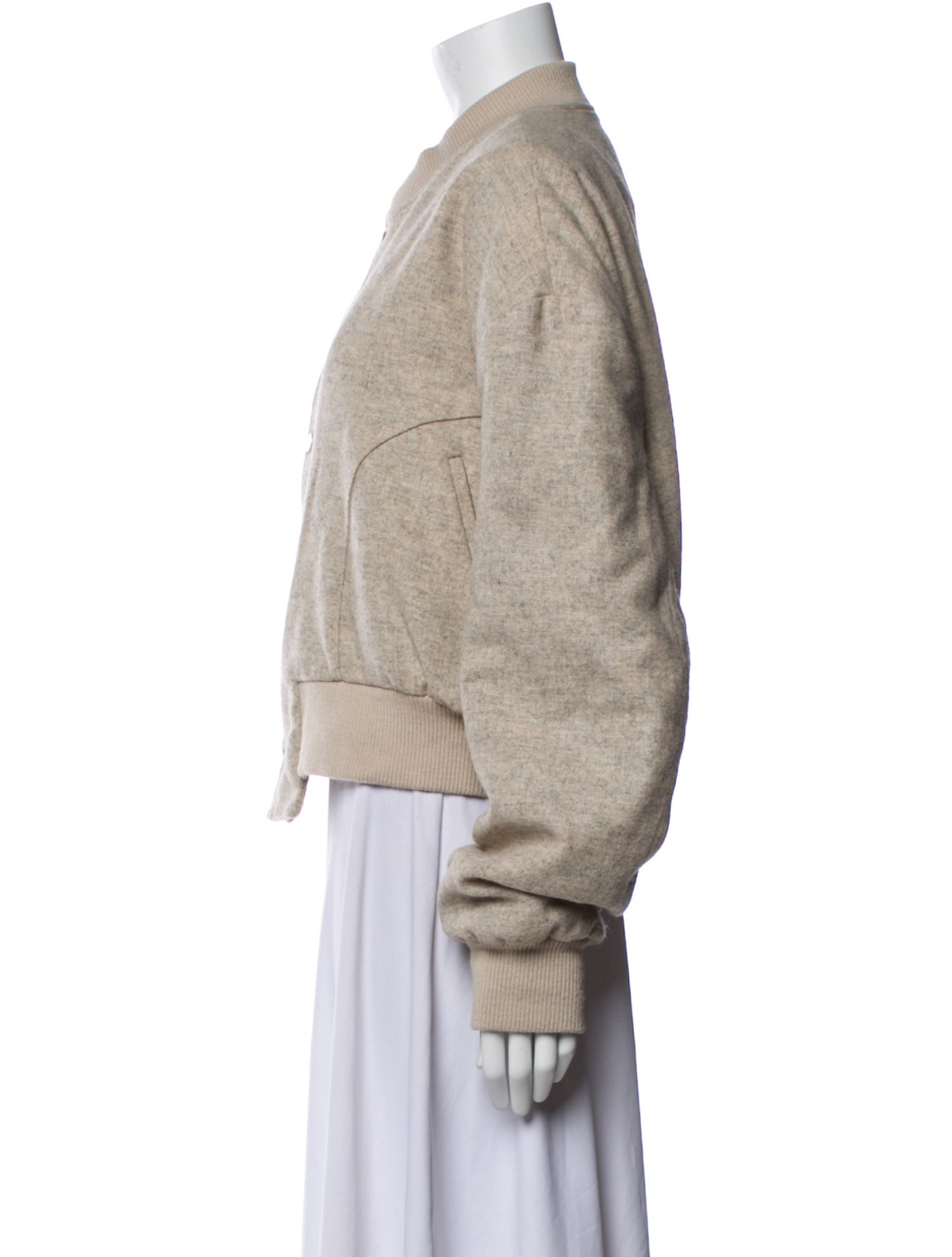 The Frankie Shop Wool Bomber Jacket