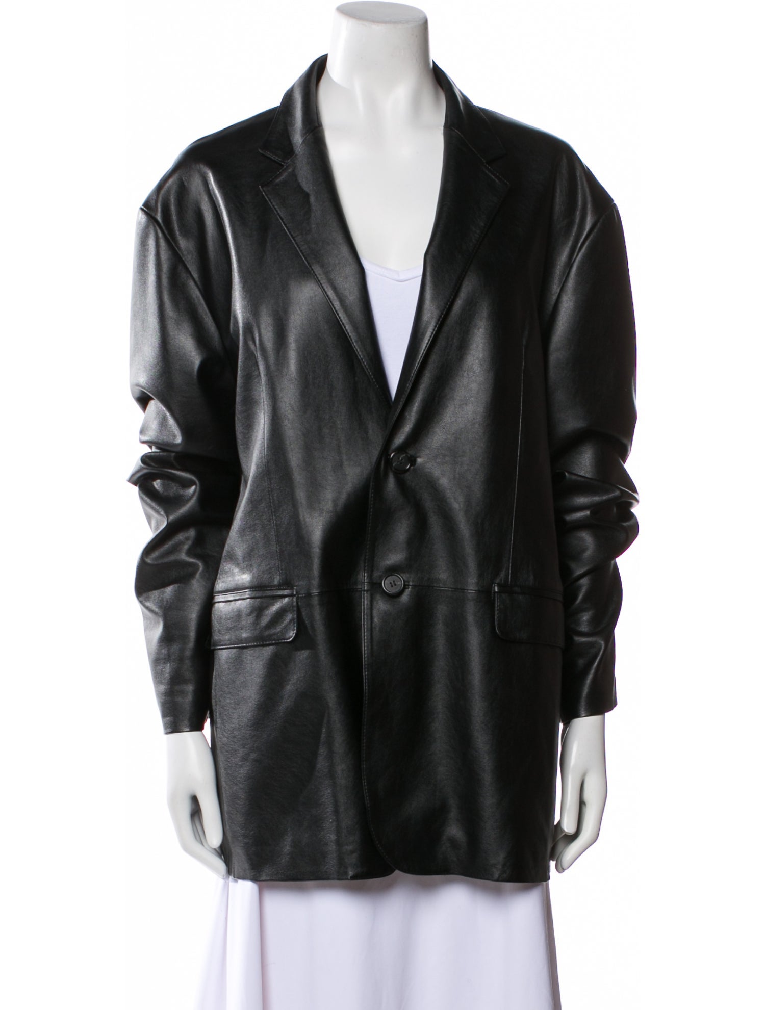 The Frankie Shop Faux Leather Jacket
