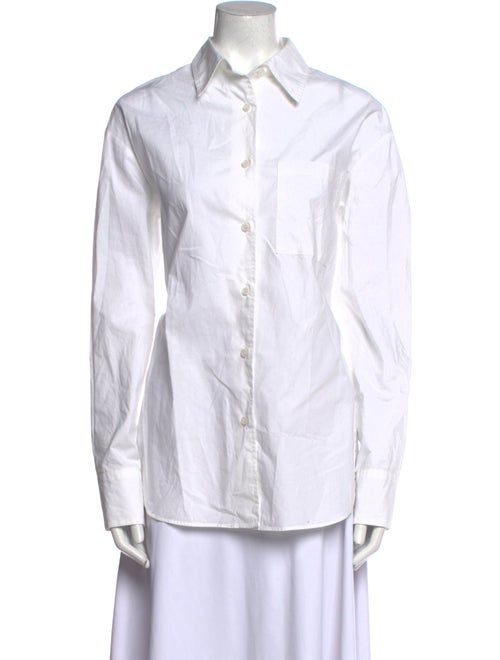 The Frankie Shop Long Sleeve Button-Up Top