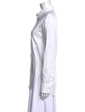 The Frankie Shop Long Sleeve Button-Up Top