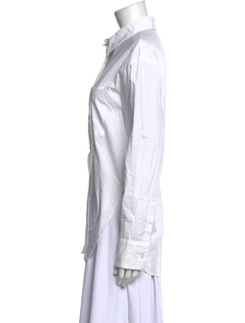 The Frankie Shop Long Sleeve Button-Up Top