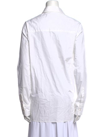 The Frankie Shop Long Sleeve Button-Up Top