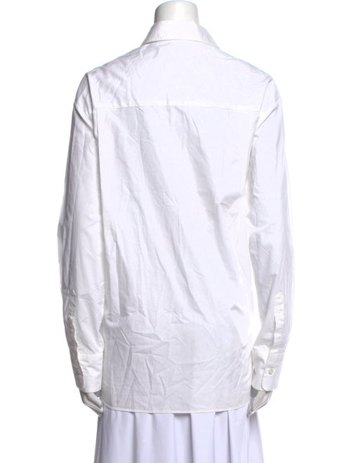 The Frankie Shop Long Sleeve Button-Up Top