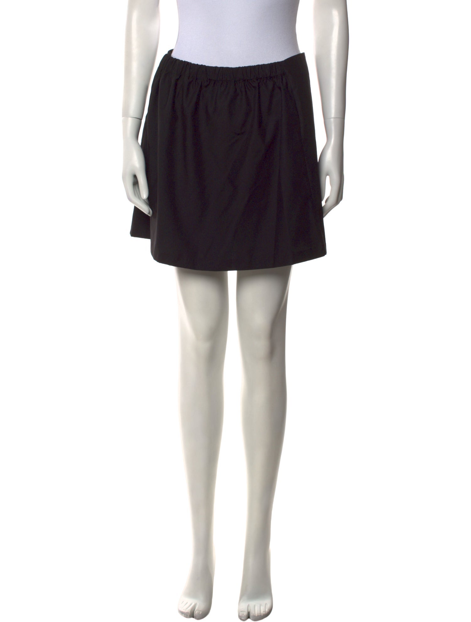 The Frankie Shop Pleated Accents Mini Skirt