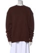 The Frankie Shop Merino Wool Crew Neck Sweater
