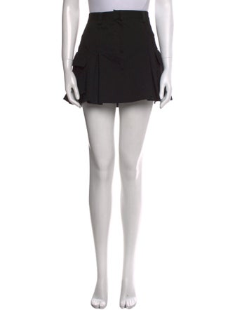 The Frankie Shop Pleated Accents Mini Skirt