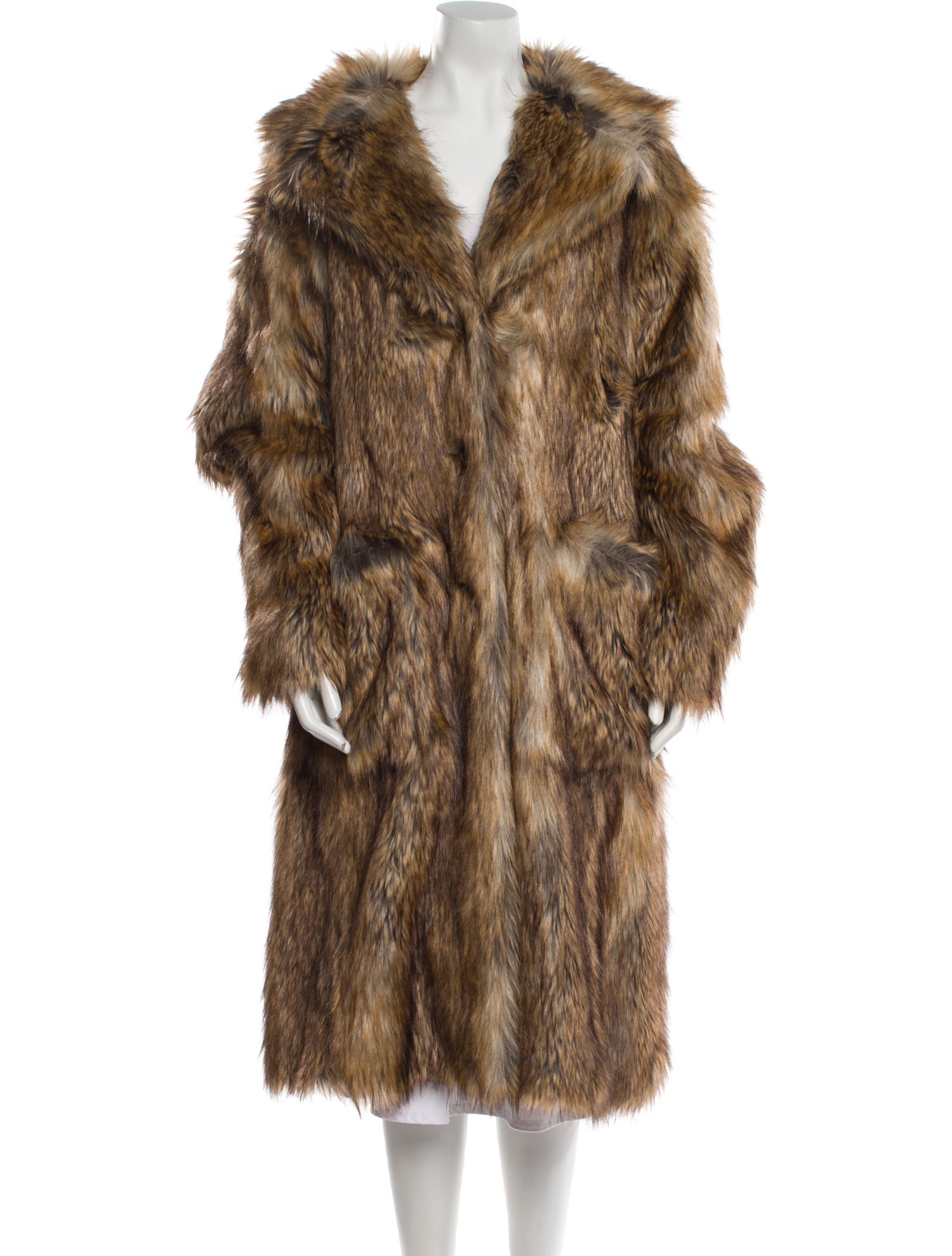 The Frankie Shop Faux Fur Faux Fur Coat w/ Tags