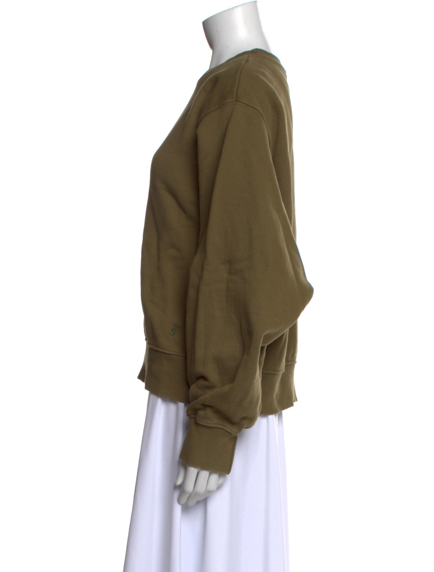 The Frankie Shop Crew Neck Long Sleeve Sweatshirt