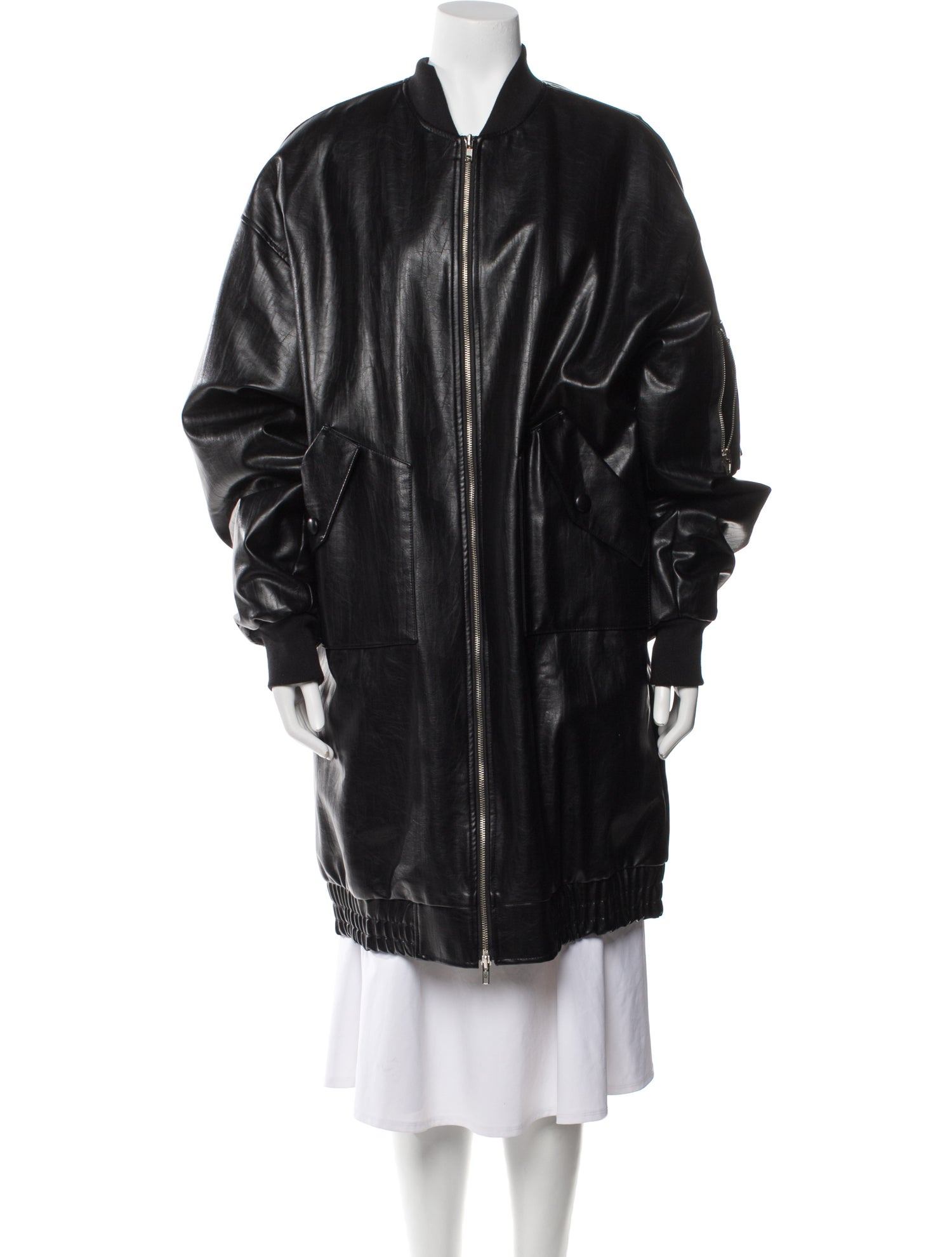 The Frankie Shop Faux Leather Coat