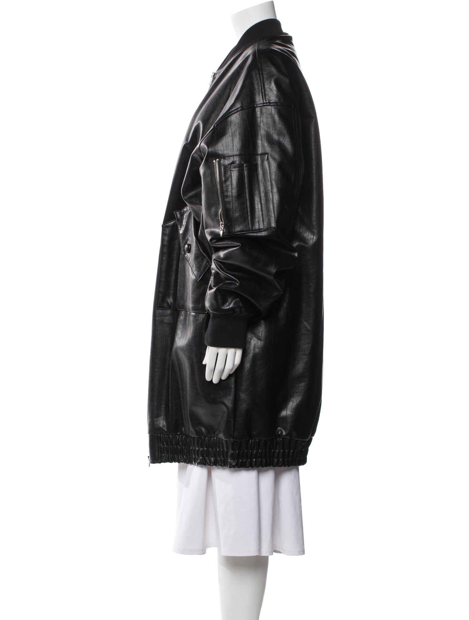 The Frankie Shop Faux Leather Coat