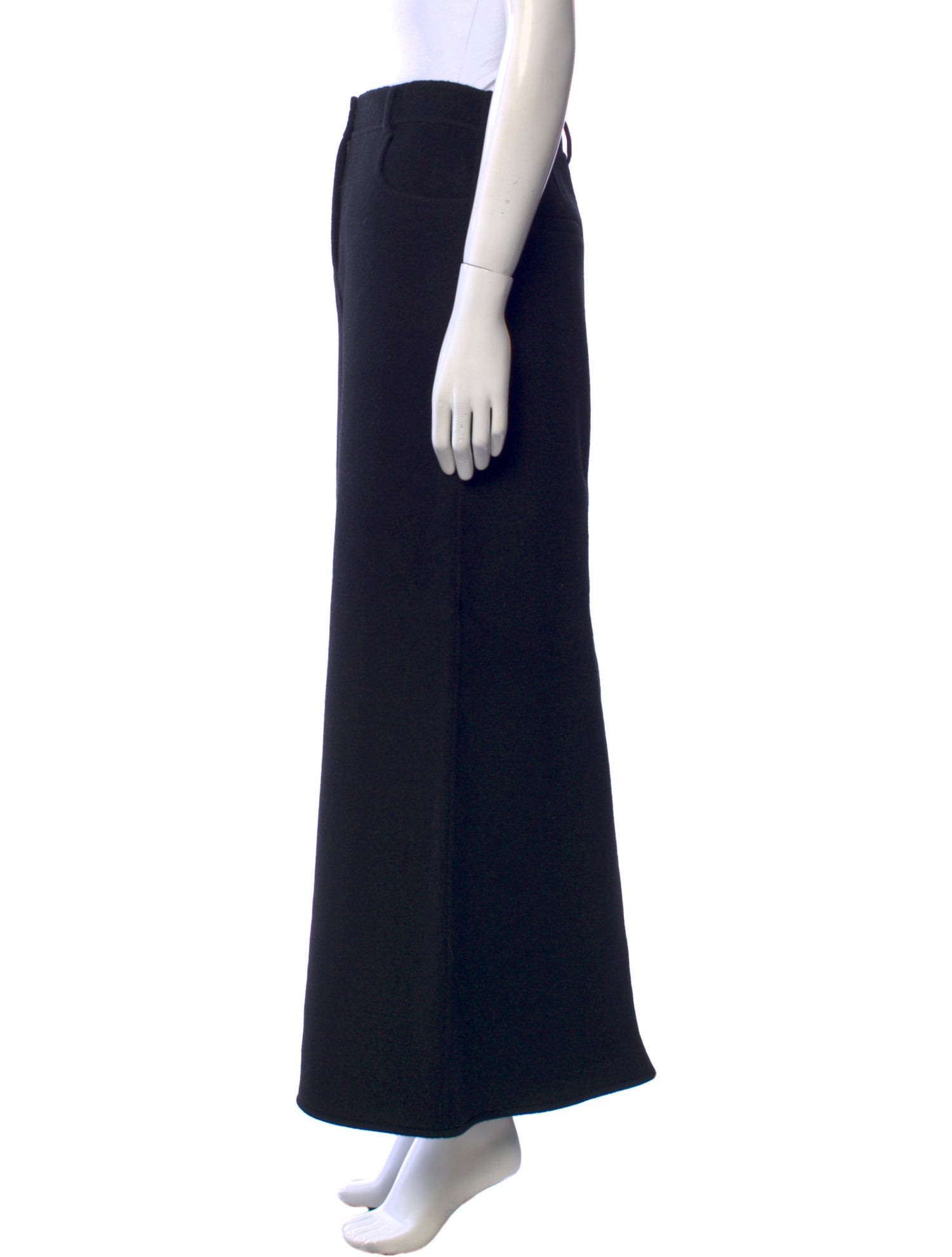 The Frankie Shop Wool Midi Length Skirt