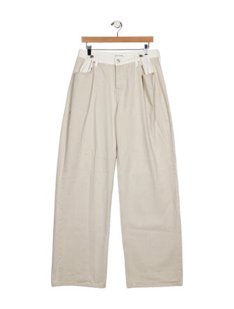 The Frankie Shop High-Rise Wide Leg Jeans