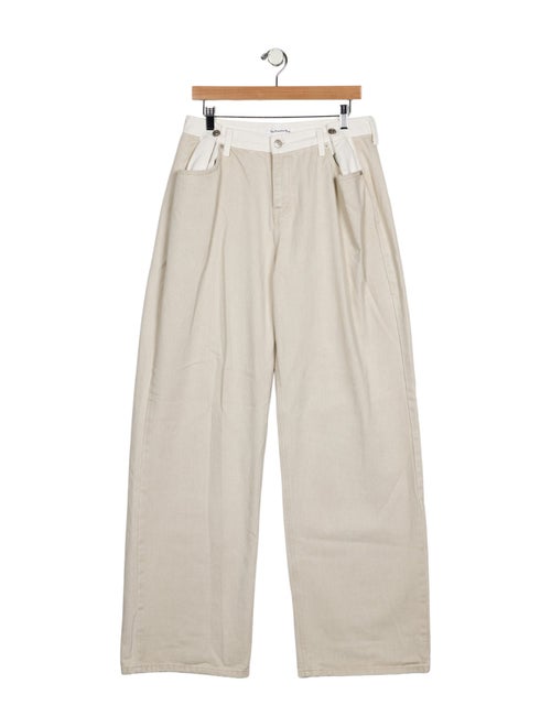 The Frankie Shop High-Rise Wide Leg Jeans